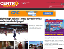 Tablet Screenshot of centrotampa.com